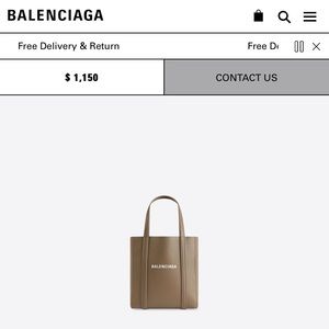 Balenciaga everyday XXS tote bag
